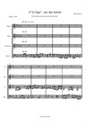 4 in fuga ... per 2 minuti (Woodwind quartet: Flute, Oboe, Clarinet, Bassoon) Full score + detached parts