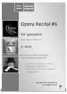 Va' pensiero from Nabucco - (Opera Recital n° 6) for Choir or soloist (or C and Bb instruments) sheet + MP3 audiofile orchestral accompaniment (VST Sample Orchestra)
