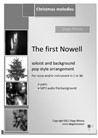 The first Nowell (Christmas pop n° 4) for Voice (or C and Bb Instruments) sheet + MP3 audio pop accompaniment