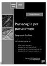 Duet pack n° 2 (easy): Passacaglia per passatempo for Flute and Clarinet (sheet+mp3 duet+mp3 minus clarinet+mp3 minus flute)