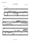 Little ballad (Cello and piano) Easy jazz – Full score + detached part + Audio file MP3 minus one (cello)
