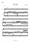 Little ballad (Clarinet and piano) Easy jazz – Full score + detached part + Audio file MP3 minus one (clarinet)