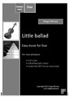 Little ballad (Viola and piano) Easy jazz – Full score + detached part + Audio file MP3 minus one (viola)