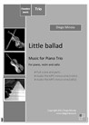 Little ballad (for Piano Trio: piano, violin, cello) – Full score + detached parts + Audio files MP3 minus one (violin and cello)