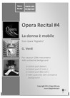 La donna è mobile from Rigoletto - (Opera Recital n° 4) Tenor voice (or C and Bb Instruments) sheet + MP3 audiofile orchestral accompaniment (VST Sample Orchestra)