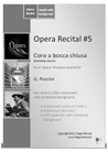 Coro a bocca chiusa - Humming chorus - from Madama Butterfly - (Opera Recital n° 5) Choir or Soprano (or C and Bb Instruments) sheet + MP3 audiofile orchestral accompaniment (VST Sample Orchestra)