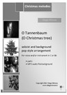 O Christmas tree - O Tannenbaum (Christmas pop n° 6) for Voice (or C and Bb Instruments) sheet + MP3 Audio Pop accompaniment