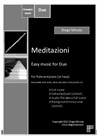 Meditazioni – Duo for flute (or Instruments in C) and piano (or harp) with audio files demo full and minus one