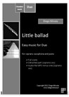 Little ballad (Soprano saxophone and piano) Easy jazz – Full score + detached part + Audio file MP3 minus one (soprano sax)